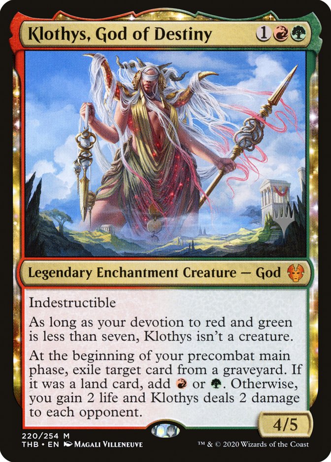 Klothys, God of Destiny (Promo Pack) [Theros Beyond Death Promos] - The Mythic Store | 24h Order Processing