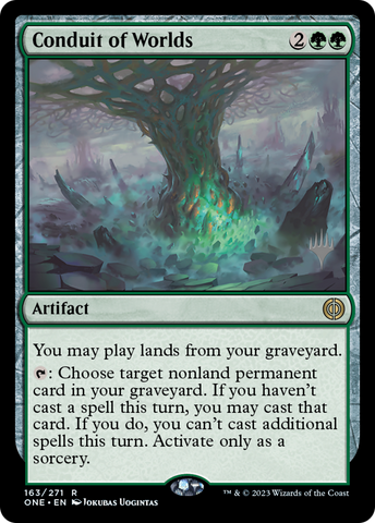 Conduit of Worlds (Promo Pack) [Phyrexia: All Will Be One Promos] - The Mythic Store | 24h Order Processing