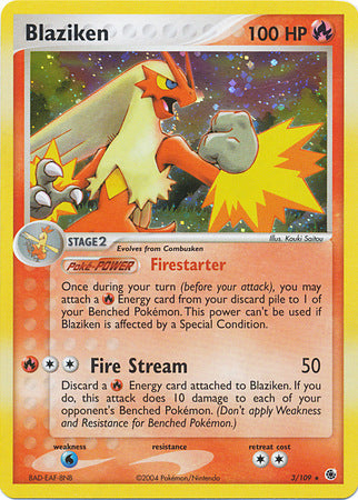 Blaziken (3/109) (Cosmos Holo) [EX: Battle Stadium] - The Mythic Store | 24h Order Processing