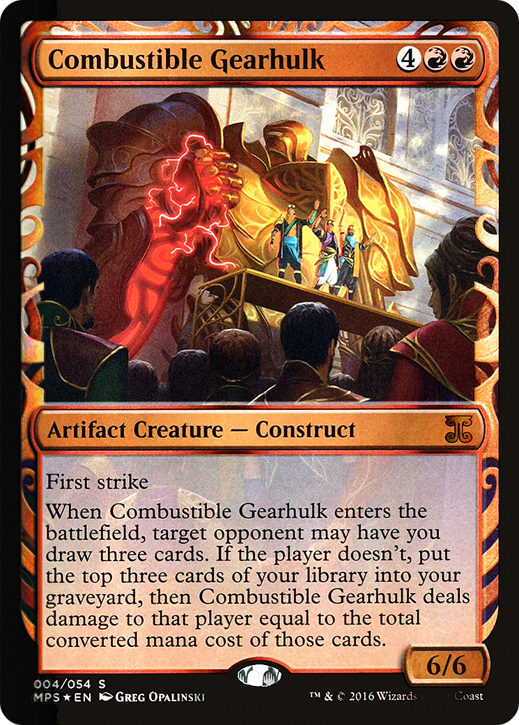 Combustible Gearhulk [Kaladesh Inventions] - The Mythic Store | 24h Order Processing