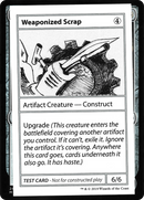 Weaponized Scrap (2021 Edition) [Mystery Booster Playtest Cards] - The Mythic Store | 24h Order Processing