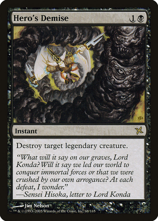 Hero's Demise [Betrayers of Kamigawa] - The Mythic Store | 24h Order Processing