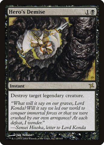 Hero's Demise [Betrayers of Kamigawa] - The Mythic Store | 24h Order Processing