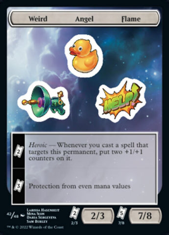 Weird Angel Flame [Unfinity Stickers] - The Mythic Store | 24h Order Processing