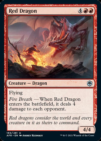 Red Dragon [Dungeons & Dragons: Adventures in the Forgotten Realms] - The Mythic Store | 24h Order Processing
