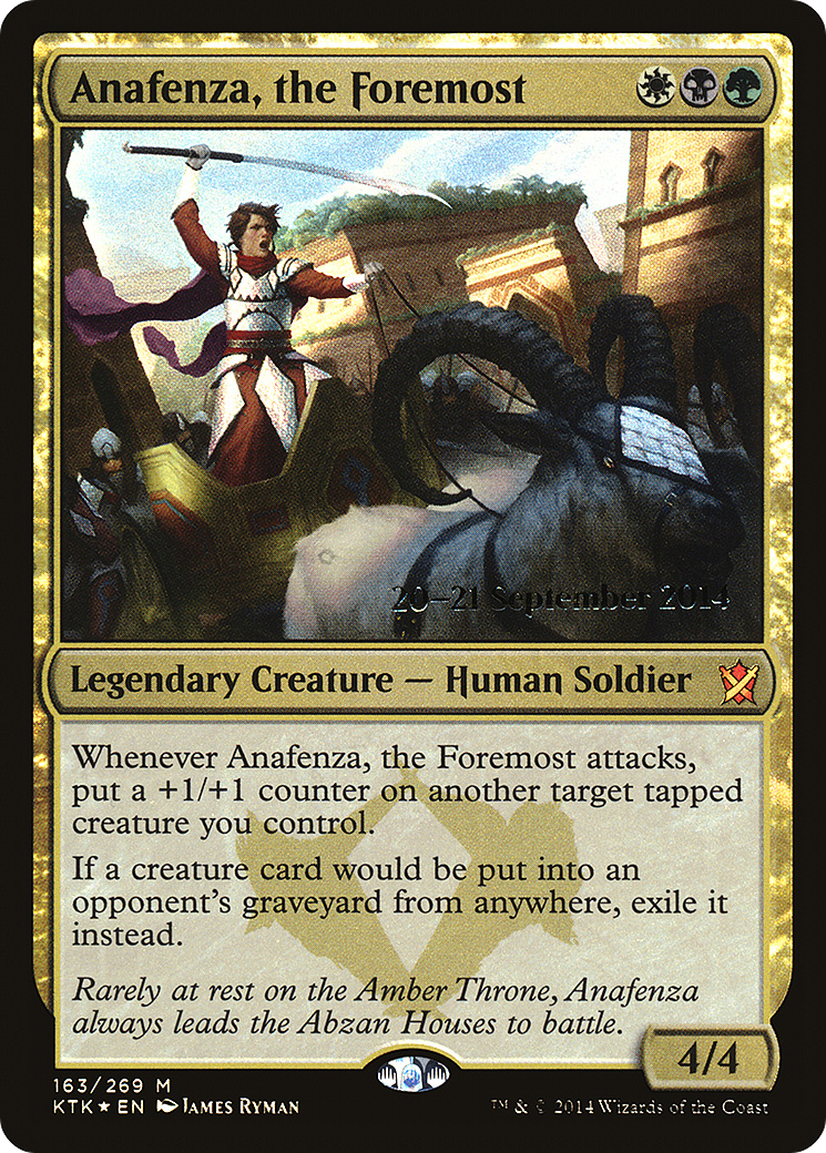 Anafenza, the Foremost [Khans of Tarkir Prerelease Promos] - The Mythic Store | 24h Order Processing