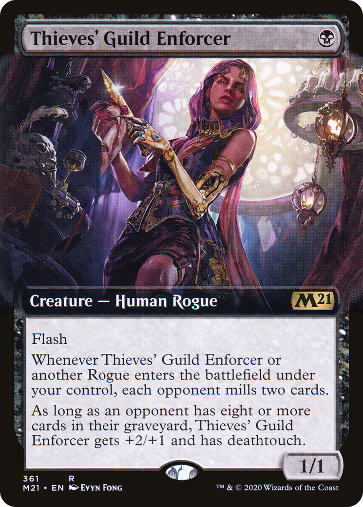 Thieves' Guild Enforcer (Extended Art) [Core Set 2021] - The Mythic Store | 24h Order Processing