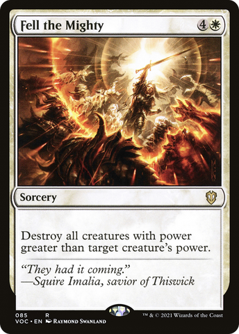 Fell the Mighty [Innistrad: Crimson Vow Commander] - The Mythic Store | 24h Order Processing
