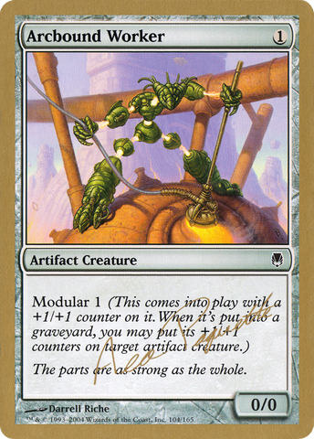 Arcbound Worker (Aeo Paquette) [World Championship Decks 2004] - The Mythic Store | 24h Order Processing