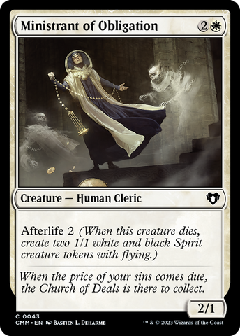 Ministrant of Obligation [Commander Masters] - The Mythic Store | 24h Order Processing