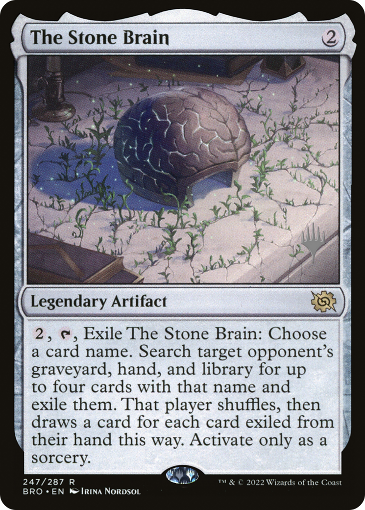 The Stone Brain (Promo Pack) [The Brothers' War Promos] - The Mythic Store | 24h Order Processing
