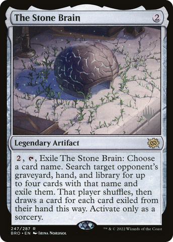 The Stone Brain (Promo Pack) [The Brothers' War Promos] - The Mythic Store | 24h Order Processing