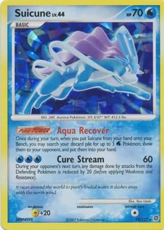 Suicune (19/132) (Cracked Ice Holo) [Diamond & Pearl: Secret Wonders] - The Mythic Store | 24h Order Processing