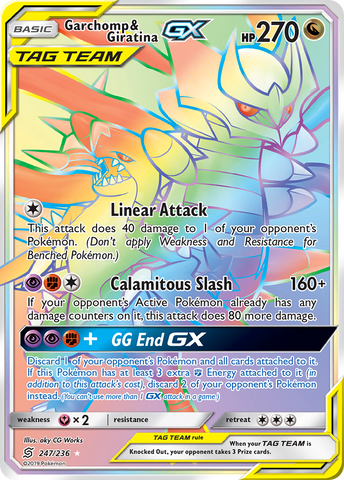 Garchomp & Giratina GX (247/236) [Sun & Moon: Unified Minds] - The Mythic Store | 24h Order Processing
