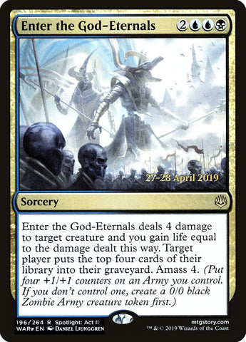 Enter the God-Eternals [War of the Spark Prerelease Promos] - The Mythic Store | 24h Order Processing