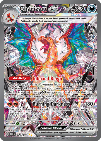 Charizard ex (223/197) [Scarlet & Violet: Obsidian Flames] - The Mythic Store | 24h Order Processing
