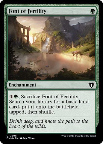 Font of Fertility [Commander Masters] - The Mythic Store | 24h Order Processing