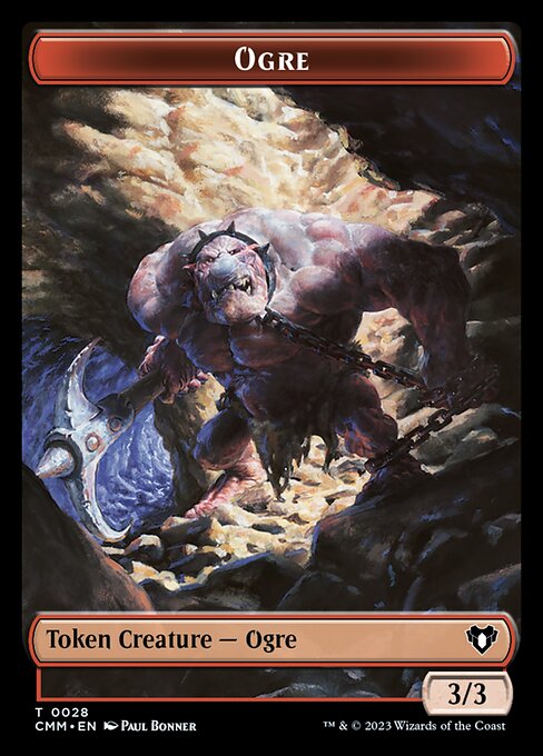 Elemental (0026) // Ogre Double-Sided Token [Commander Masters Tokens] - The Mythic Store | 24h Order Processing