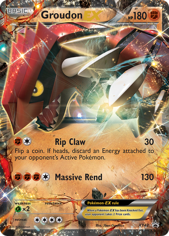 Groudon EX (XY42) [XY: Black Star Promos] - The Mythic Store | 24h Order Processing