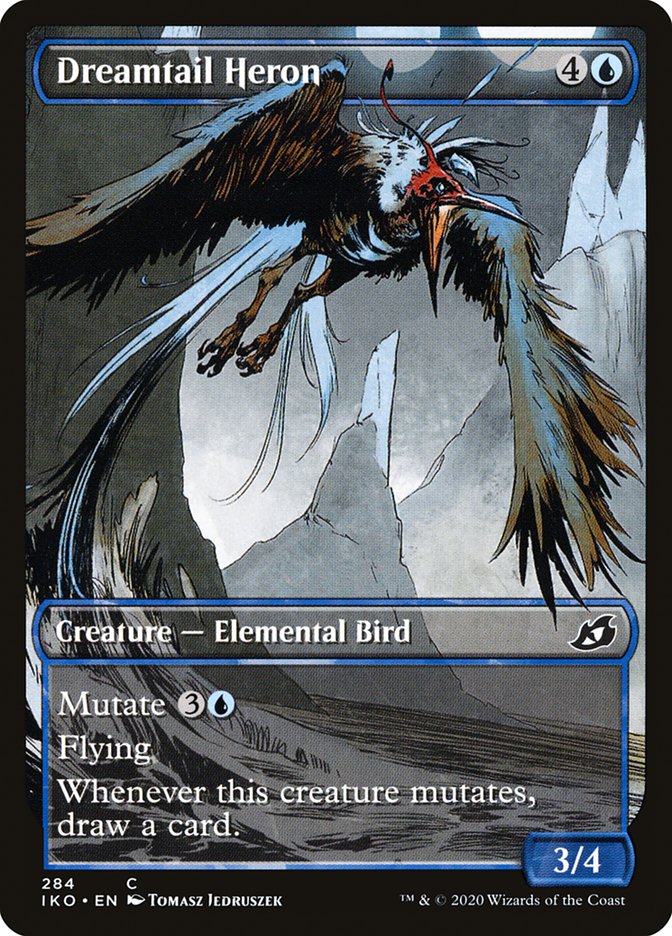 Dreamtail Heron (Showcase) [Ikoria: Lair of Behemoths] - The Mythic Store | 24h Order Processing