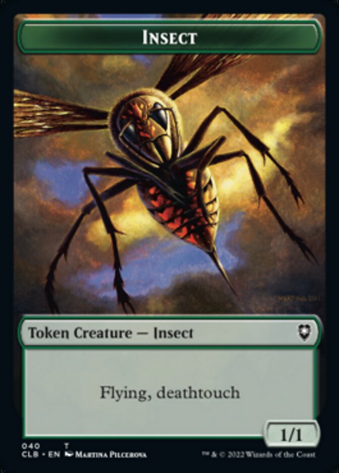 Wolf // Insect Double-Sided Token [Commander Legends: Battle for Baldur's Gate Tokens] - The Mythic Store | 24h Order Processing