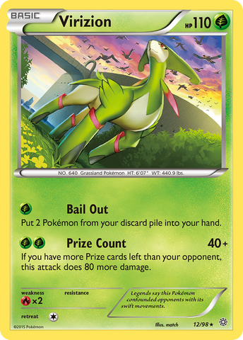 Virizion (12/98) [XY: Ancient Origins] - The Mythic Store | 24h Order Processing