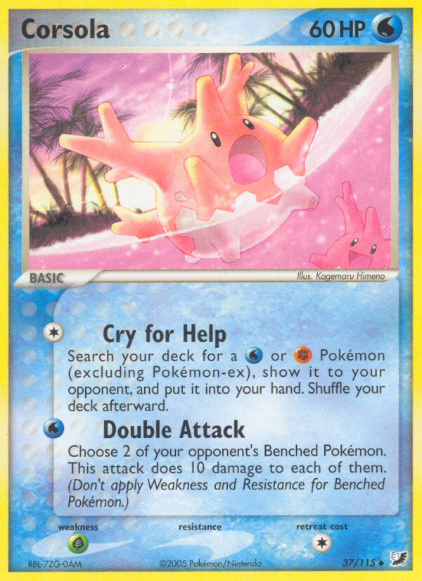 Corsola (37/115) [EX: Unseen Forces] - The Mythic Store | 24h Order Processing