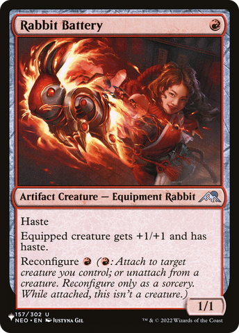 Rabbit Battery [The List] - The Mythic Store | 24h Order Processing