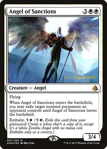 Angel of Sanctions [Amonkhet Prerelease Promos] - The Mythic Store | 24h Order Processing