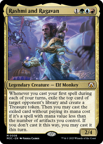 Rashmi and Ragavan [March of the Machine Commander] - The Mythic Store | 24h Order Processing