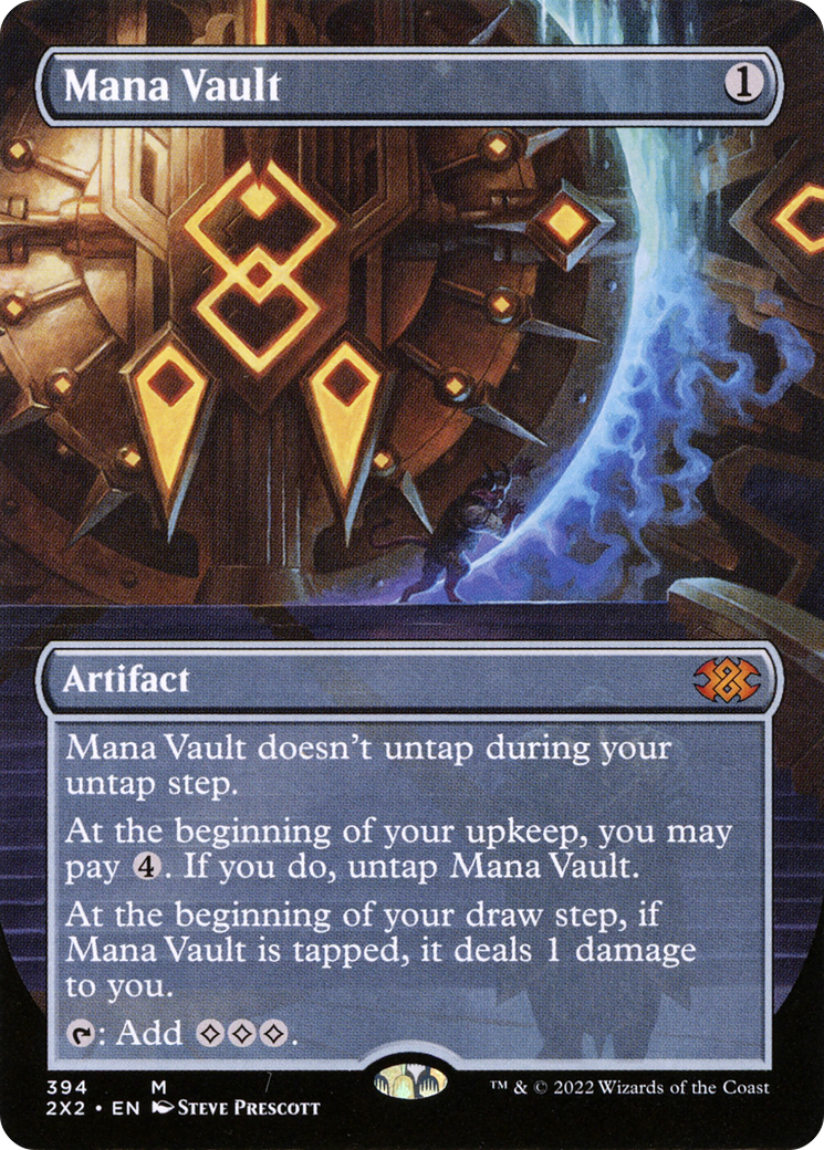 Mana Vault (Borderless Alternate Art) [Double Masters 2022] - The Mythic Store | 24h Order Processing