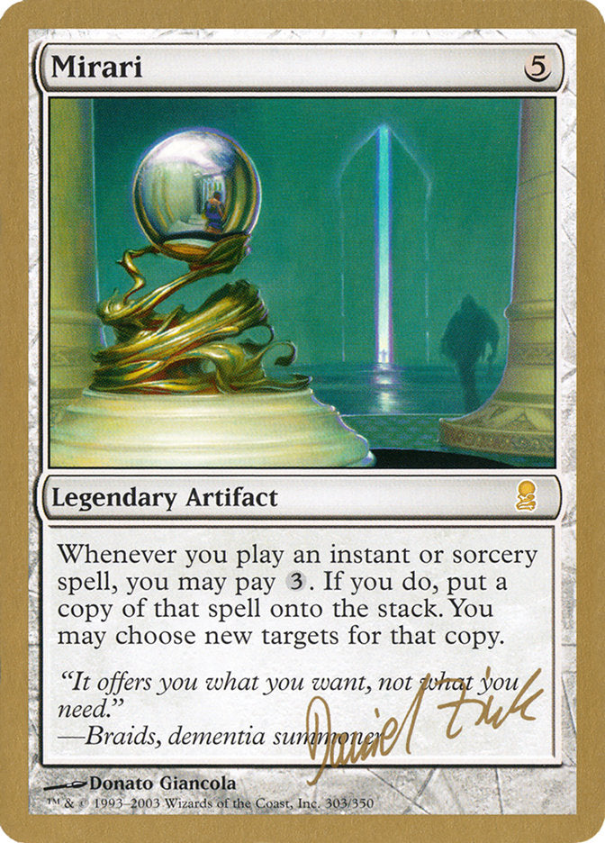 Mirari (Daniel Zink) [World Championship Decks 2003] - The Mythic Store | 24h Order Processing