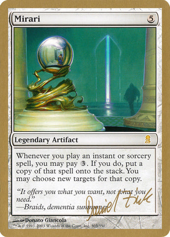 Mirari (Daniel Zink) [World Championship Decks 2003] - The Mythic Store | 24h Order Processing