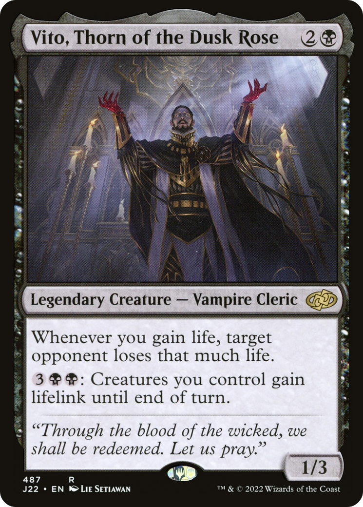 Vito, Thorn of the Dusk Rose [Jumpstart 2022] - The Mythic Store | 24h Order Processing