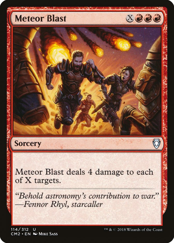 Meteor Blast [Commander Anthology Volume II] - The Mythic Store | 24h Order Processing