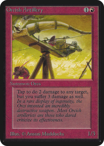 Orcish Artillery [Alpha Edition] - The Mythic Store | 24h Order Processing