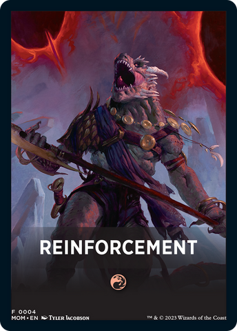 Reinforcement Theme Card [March of the Machine Tokens] - The Mythic Store | 24h Order Processing