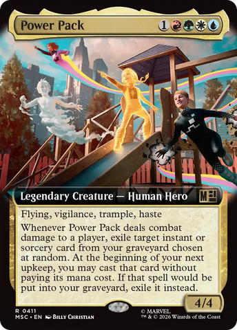 Power Pack (Extended Art) [Marvel Super Heroes Commander] - The Mythic Store | 24h Order Processing