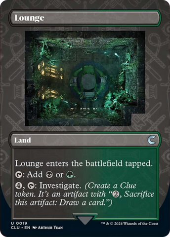 Lounge (Borderless) [Ravnica: Clue Edition] - The Mythic Store | 24h Order Processing