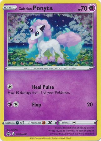 Galarian Ponyta (SWSH013) [Sword & Shield: Black Star Promos] - The Mythic Store | 24h Order Processing