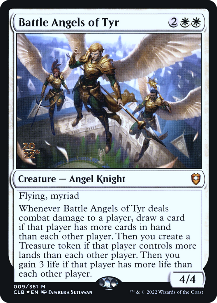 Battle Angels of Tyr [Commander Legends: Battle for Baldur's Gate Prerelease Promos] - The Mythic Store | 24h Order Processing