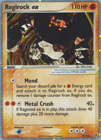 Regirock ex (99/106) [EX: Emerald] - The Mythic Store | 24h Order Processing