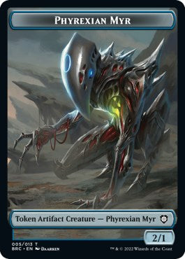 Scrap // Phyrexian Myr Double-Sided Token [The Brothers' War Commander Tokens] - The Mythic Store | 24h Order Processing