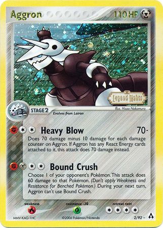 Aggron (2/92) (Stamped) [EX: Legend Maker] - The Mythic Store | 24h Order Processing