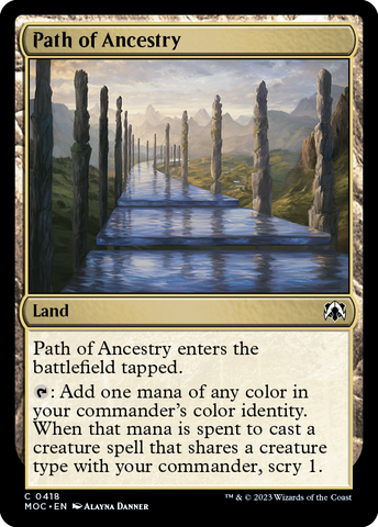 Path of Ancestry [March of the Machine Commander] - The Mythic Store | 24h Order Processing