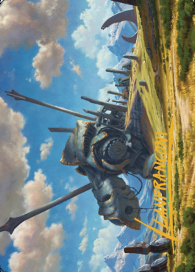Plains Art Card 1 (Gold-Stamped Signature) [Dominaria United Art Series] - The Mythic Store | 24h Order Processing