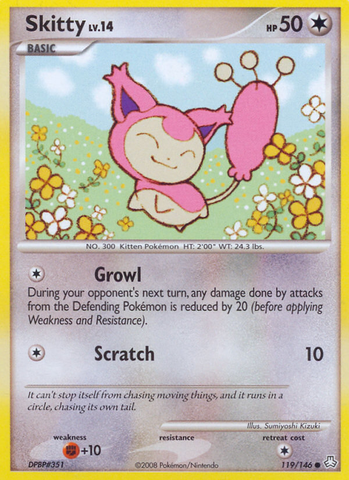 Skitty (119/146) [Diamond & Pearl: Legends Awakened] - The Mythic Store | 24h Order Processing