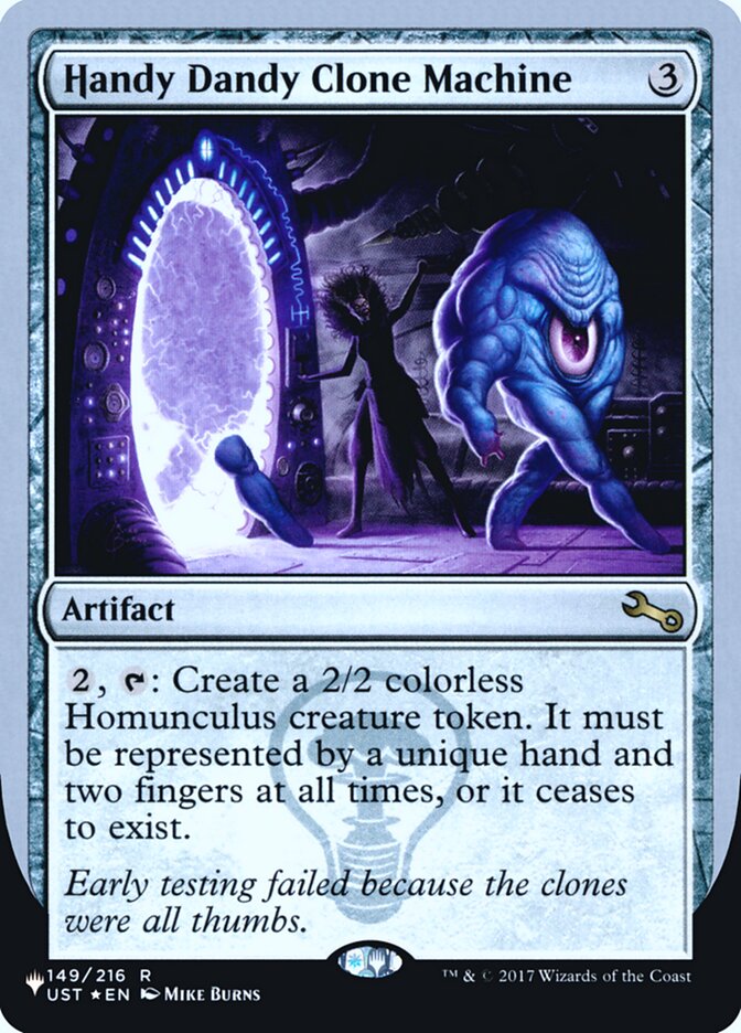Handy Dandy Clone Machine (Unfinity Foil Edition) [The List] - The Mythic Store | 24h Order Processing