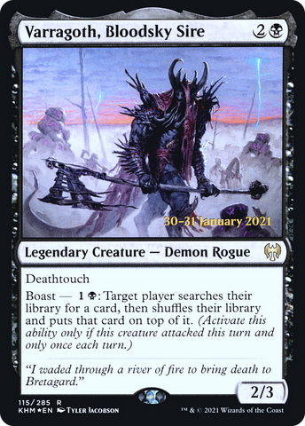 Varragoth, Bloodsky Sire [Kaldheim Prerelease Promos] - The Mythic Store | 24h Order Processing