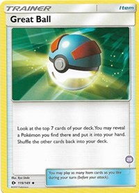 Great Ball (119/149) (Deck Exclusive #25) [Sun & Moon: Trainer Kit - Alolan Sandslash] - The Mythic Store | 24h Order Processing